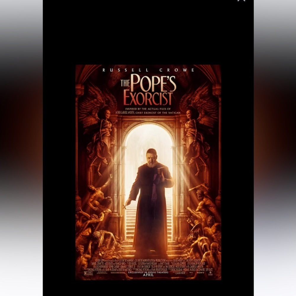 The Pope's Exorcist (DVD, 2023)+ digital
Russell Crowe Alex Essoe priest horror
